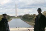 Vom Lincoln Memorial zum Washington Monument
