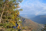 Bike Abfahrt Jenesien Ende Oktober - Aussichtspunkt
